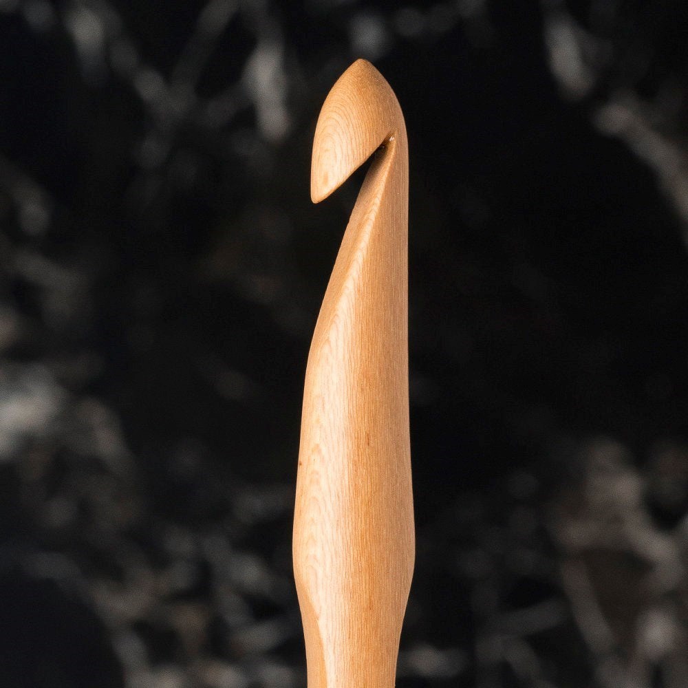 ANKAVERSE® La Mia Whitewood Ahşap Yün Tığ detay görseli