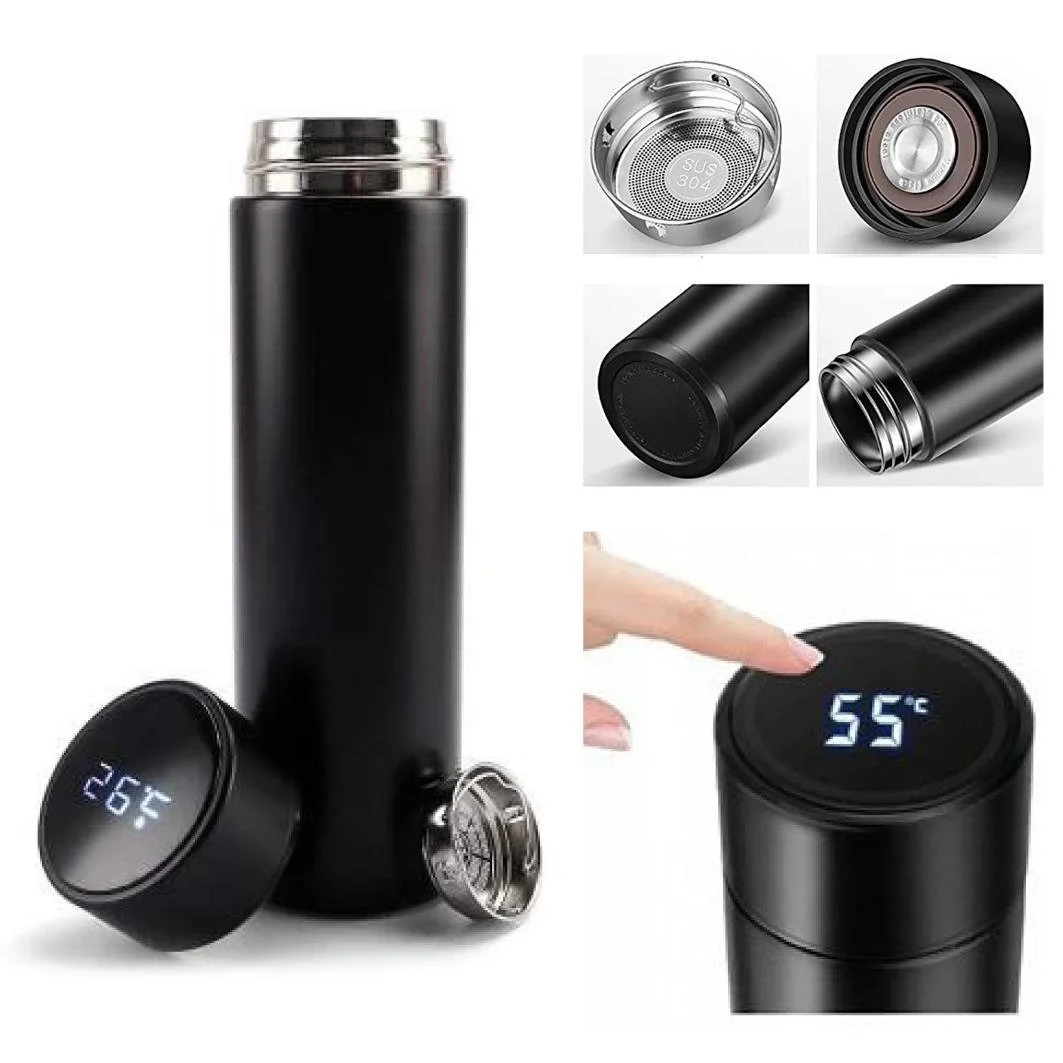 ANKAVERSE® Dereceli Çelik Termos - çay filtresi