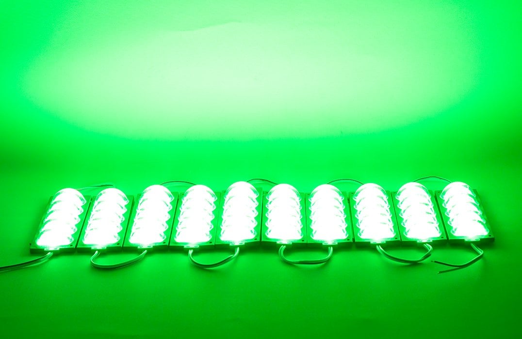 Powermaster 12 Volt 4 Watt Yeşil 3030 10 X 53.8 Mm IP65 260 – 280 Lümen 180 Derece Modül Led