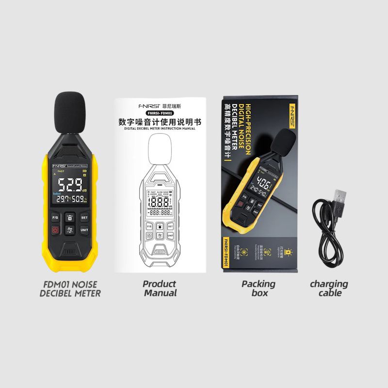 Fnirsi FDM-01 Ses Seviyesi Ölçer