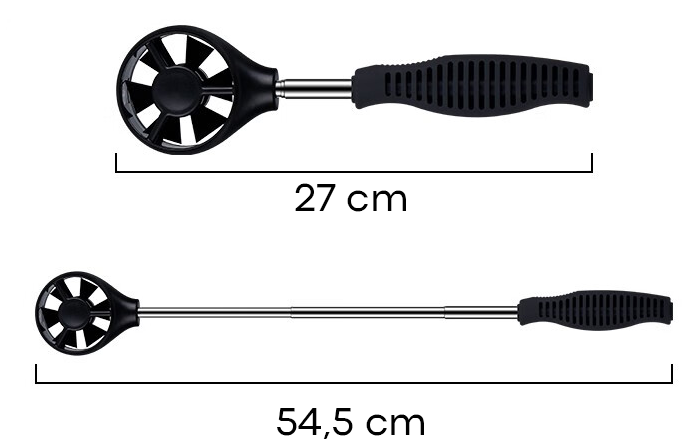 dijital anemometre
