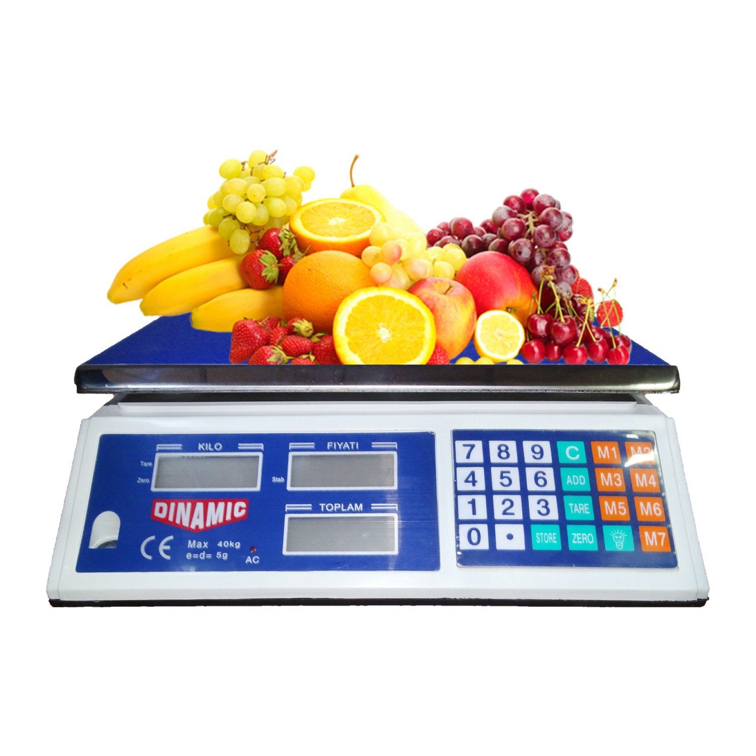 ANKAVERSE 40 Kg Elektronik Terazi Yan Görünüm