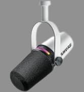 Shure MV7+ Podcast mikrofon iyileştirilmiş ses, LED dokunmatik panel, USB-C ve XLR çıkışları