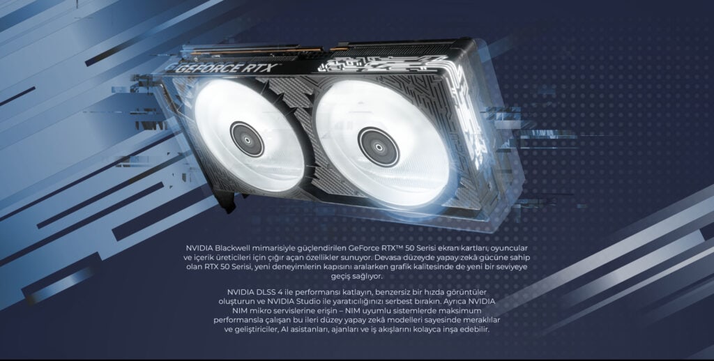 Galax Geforce Rtx 5060 Ti 1 Click Oc 16gb Gddr7 128 Bit Dlss 4 Ekran Kartı (56izn8mdcpoc) H2