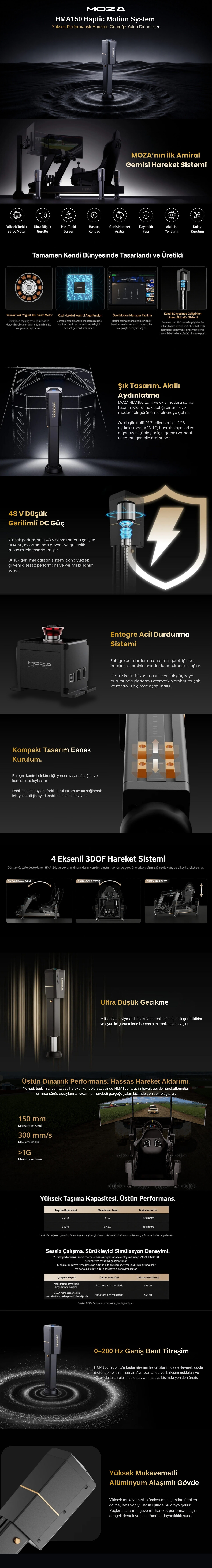 MOZA HMA150 ürün detayı 1