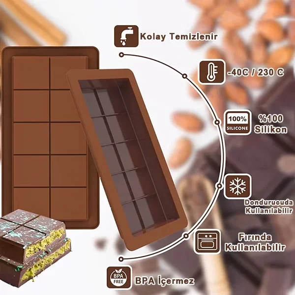 ANKAVERSE® Dubai Çikolatası Kalıbı - Görsel 3