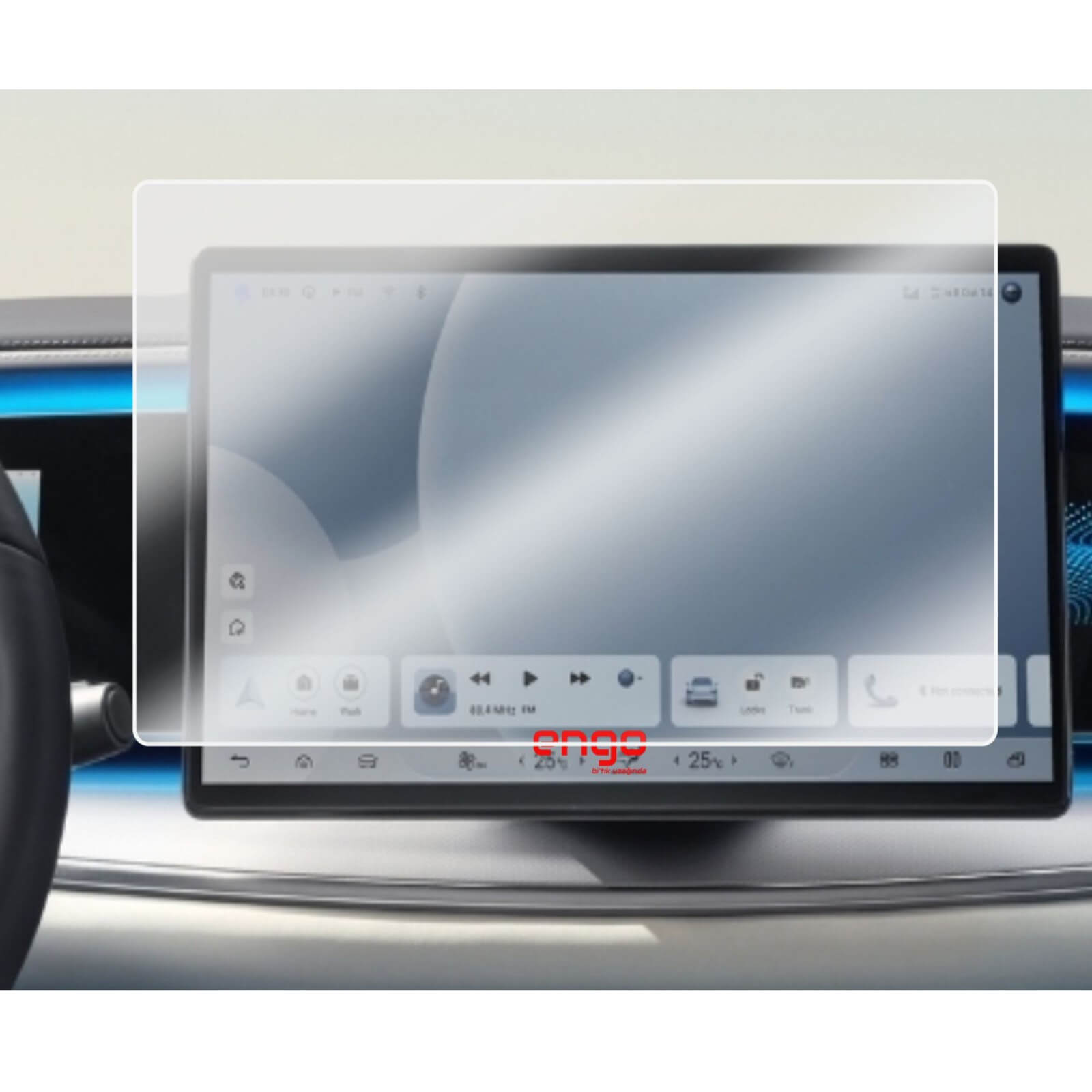 BYD Sealion 7 15.6 inç Mat Ekran Koruyucu Multimedya 9H Nano