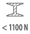 Steel < 1100 N/mm²