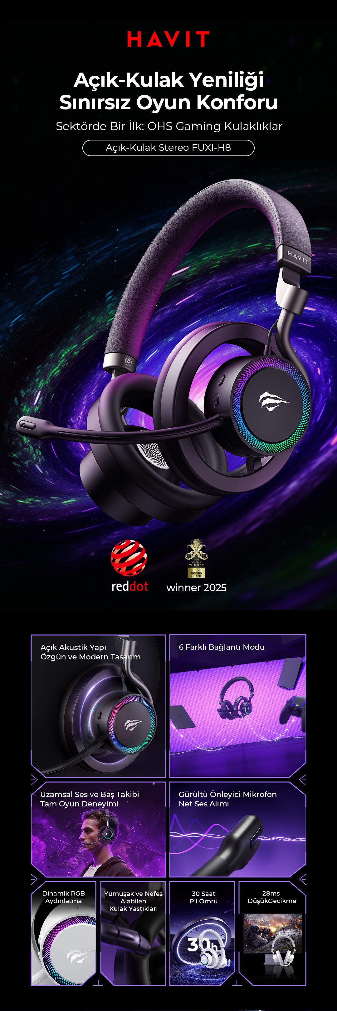 Havit Gamenote Fuxi-H8