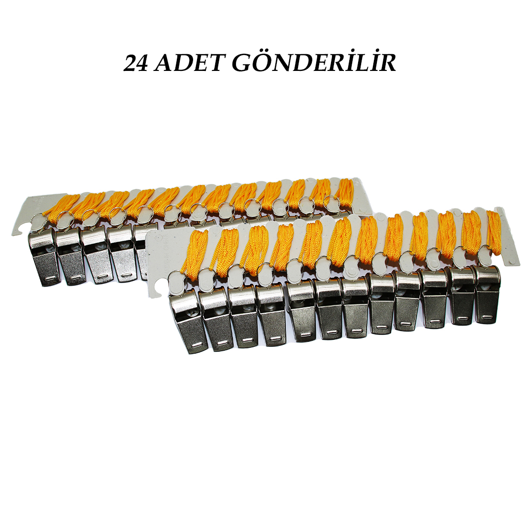 ANKAVERSE® 24 ADET METAL DÜDÜK (5286) - Görsel 2