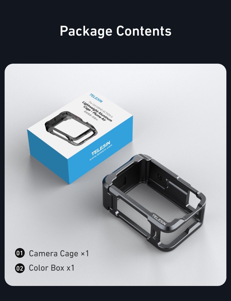 Osmo Action 6 alüminyum Kafes