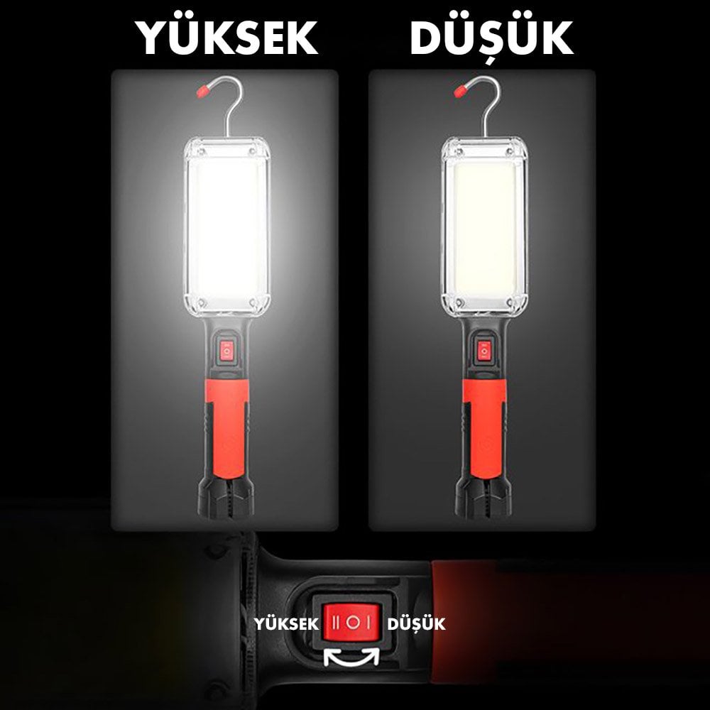 Powermaster ZJ-8859 20 Watt COB Ledli Çalışma Lambası