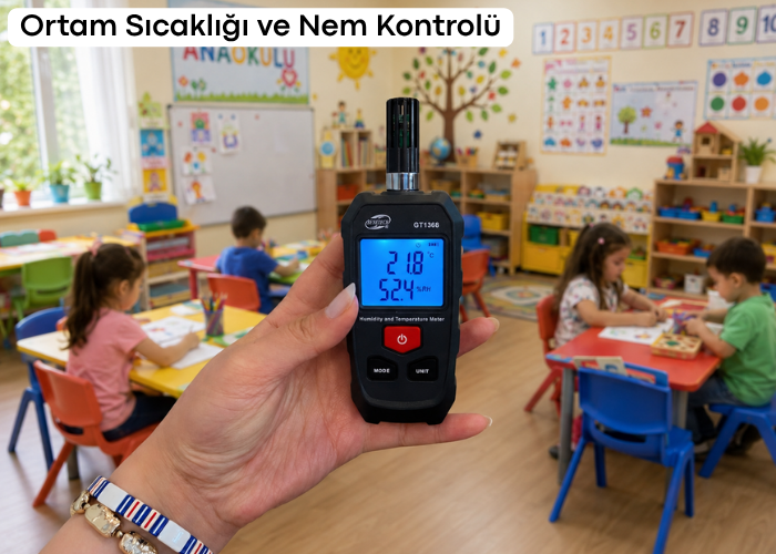 Ortam sıcaklığı ve nemi ölçer