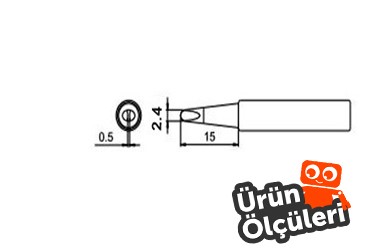 Bakon 600-2.4D Havya Ucu Ölçüleri