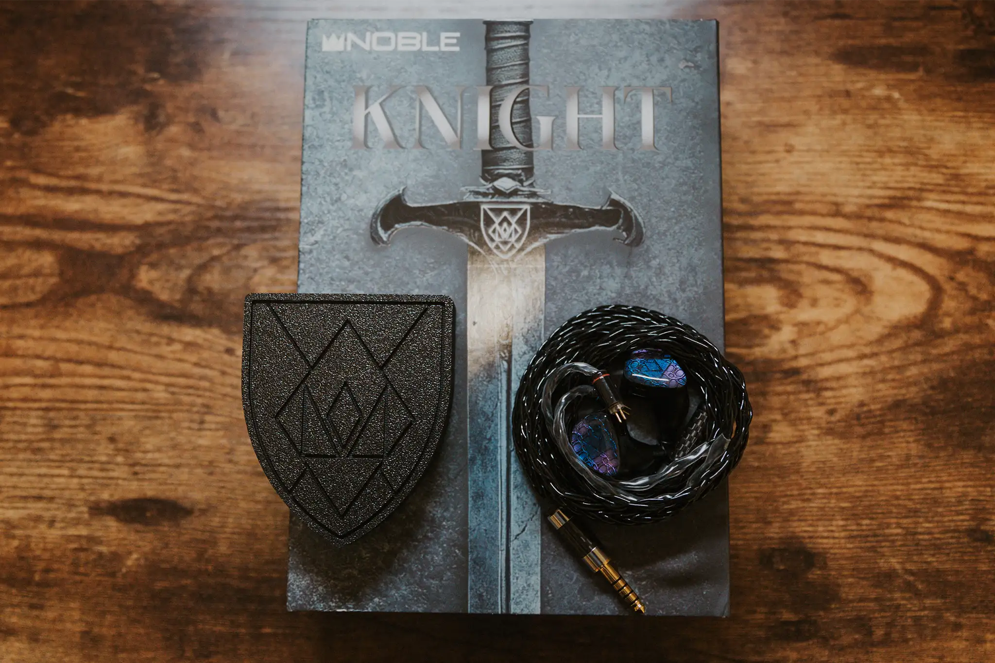 Noble Audio Knight IEMs in the box