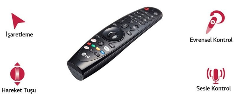 LG AN-MR19BA Prime-Netflix Tuşlu Magic Lcd-Led Tv Kumanda