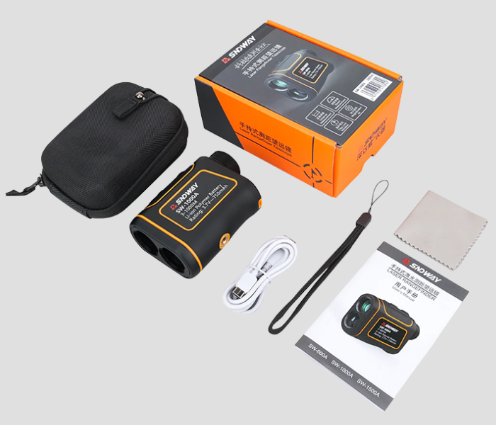 SW-1000A Profesyonel Teleskop Mesafe Ölçer Kutu İçeriği