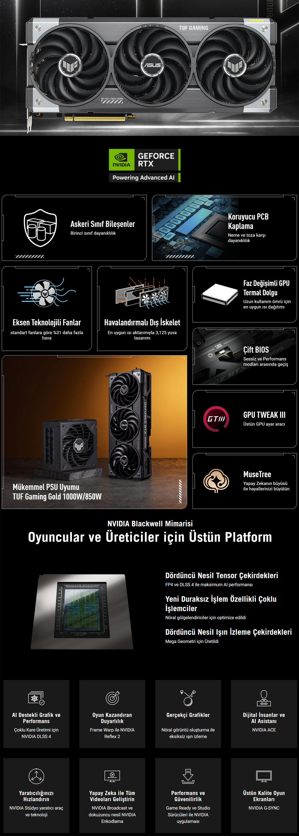 ASUS TUF-RTX5070-O12G-GAMING-NVIDIA-GEFORCE-RTX 5070-12GB Fiyatı