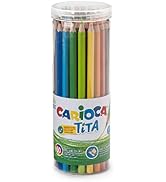 Carioca TITA, Crayones de Colores, Caja de Crayones de Resina Hexagonales, Crayones para Niños y Ad...