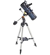 Celestron 31042 AstroMaster 114EQ Newton aynalı teleskop, koyu mavi