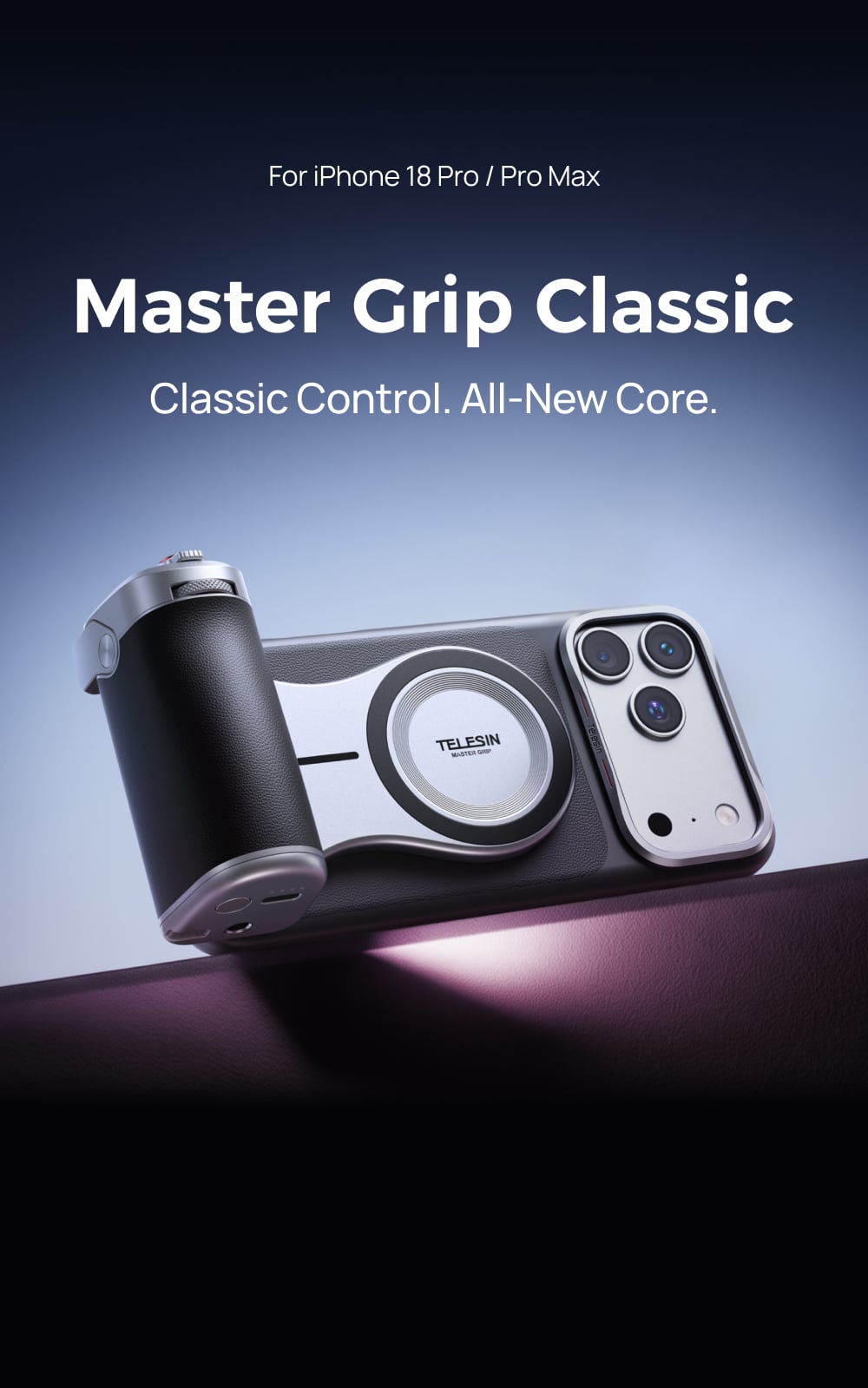 Telesin iPhone 18 Pro Master Grip (Classic) 