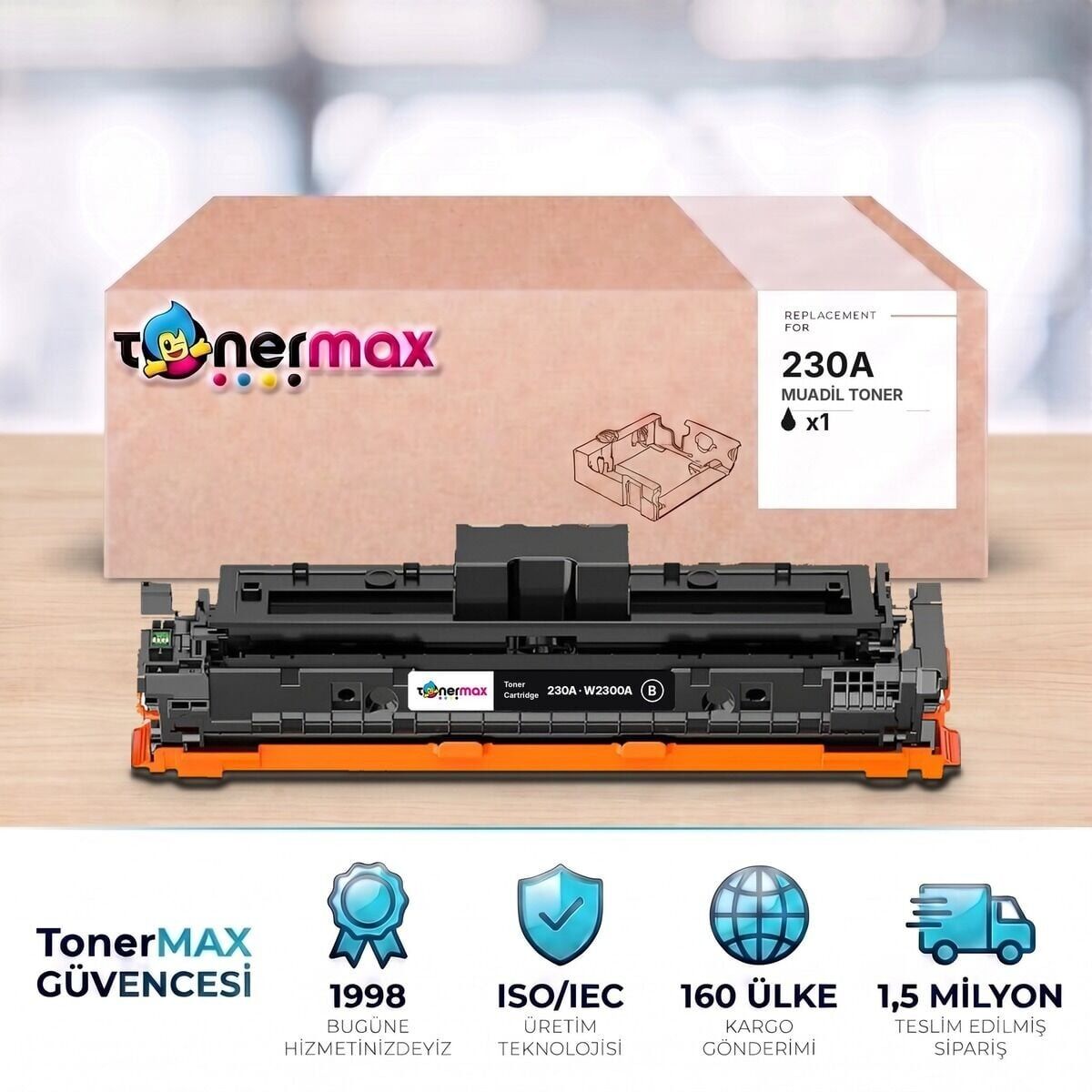 W2300A Siyah Muadil Toner