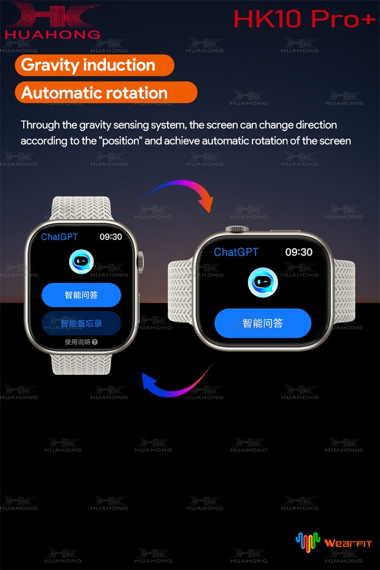 HK10 PRO+Smartwatch 2.02 Inches AMOLED Screen New Album Features Application Market-Shenzhen Shengye Technology Co.,Ltd