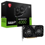 Msi Geforce Rtx 4060 Oc Ventus 2x Black 8gb Gddr6 128 Bit Dlss 3 Ekran Karti