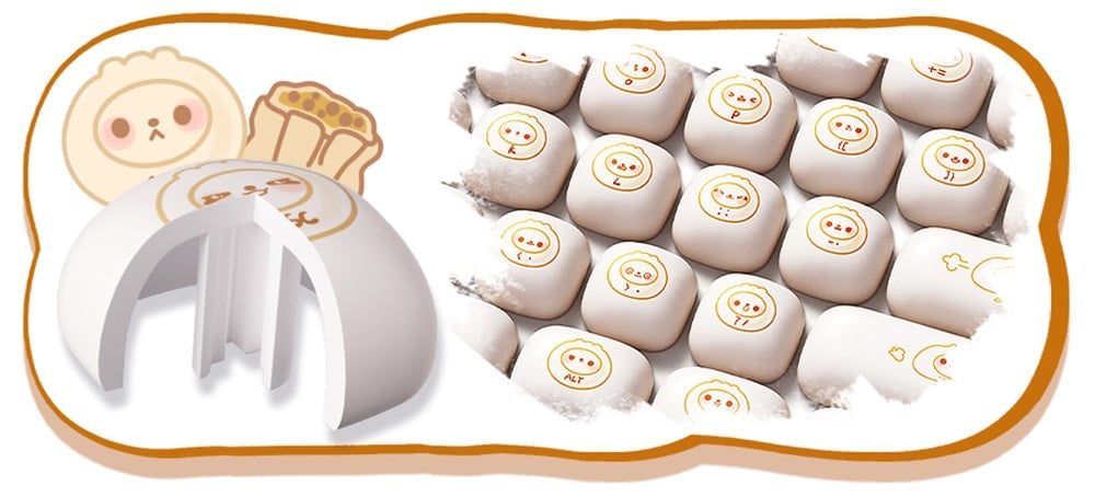 Akko Steamed Buns Keycap Set H3