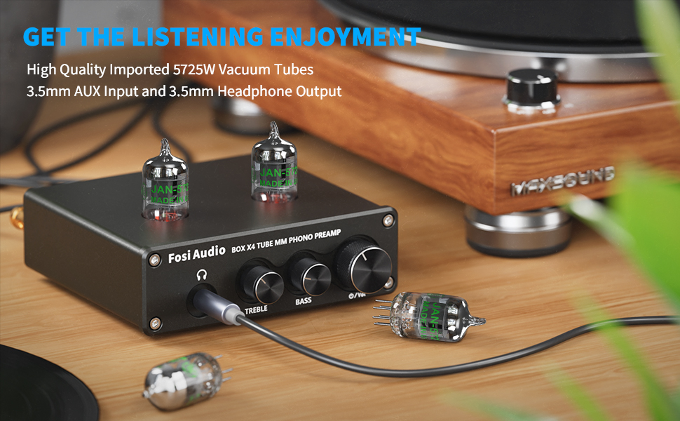 Fosi Ses Kutusu X4 Fono Preamp