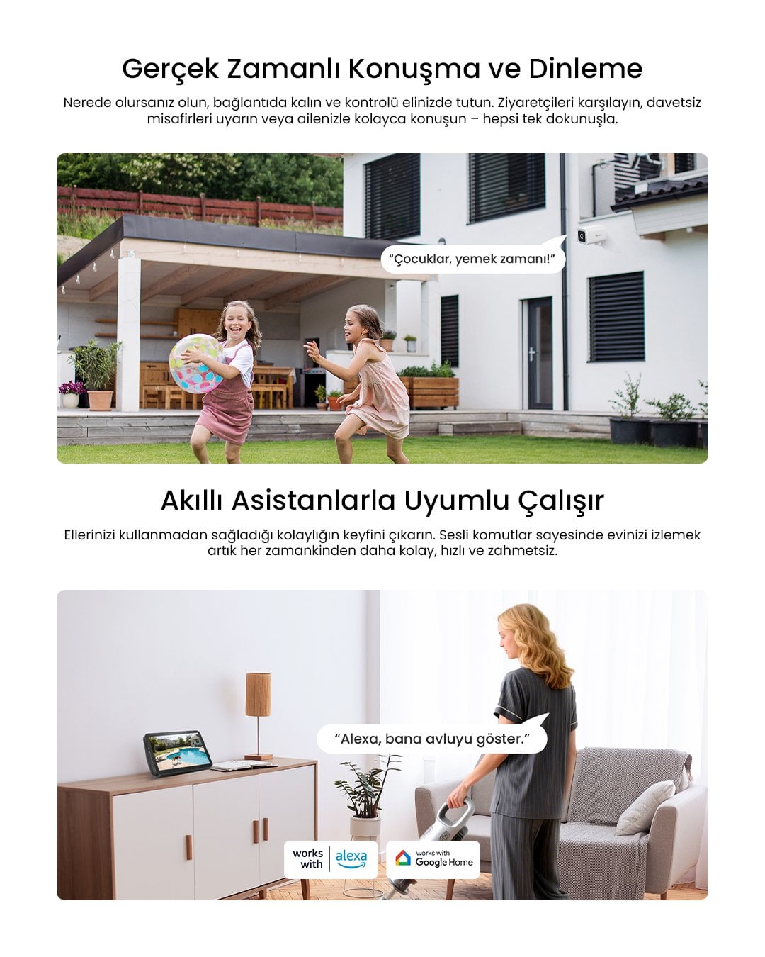 SONOFF CAM-B1P Hareketli Akıllı Dış Mekan Kamerası