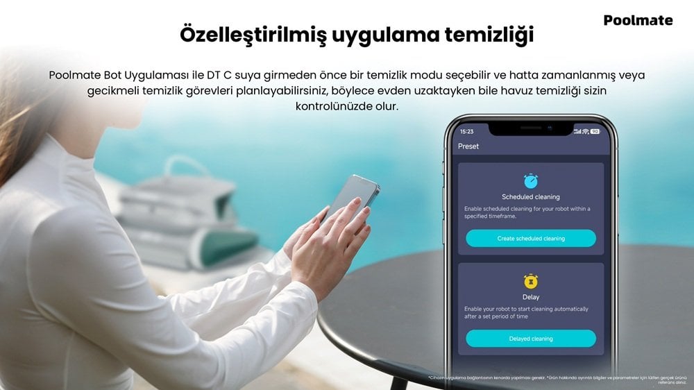 Poolmate DTC mobil uygulama yönetimi