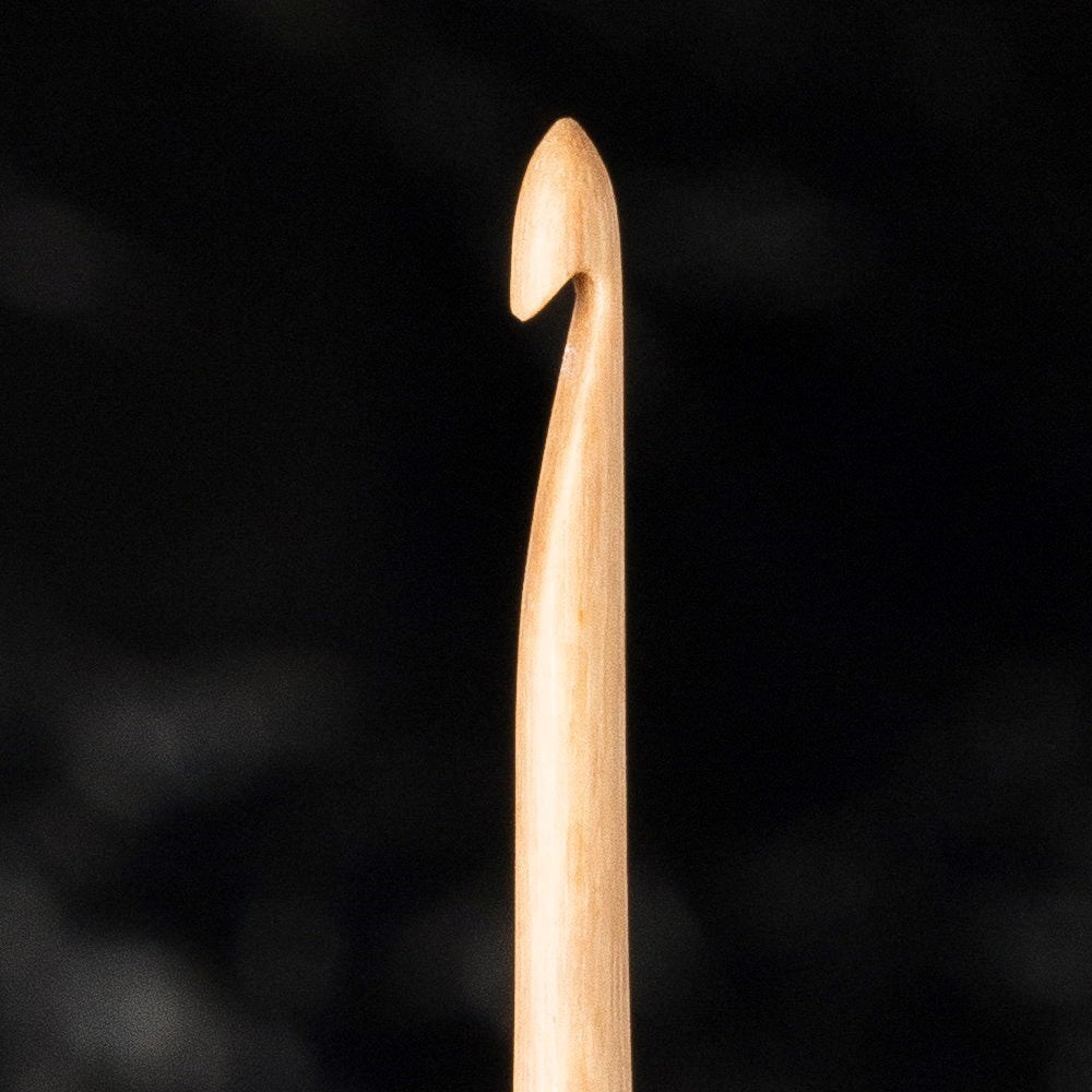 ANKAVERSE® La Mia Whitewood 3 mm 15.5 cm Ahşap Yün Tığ detay görseli