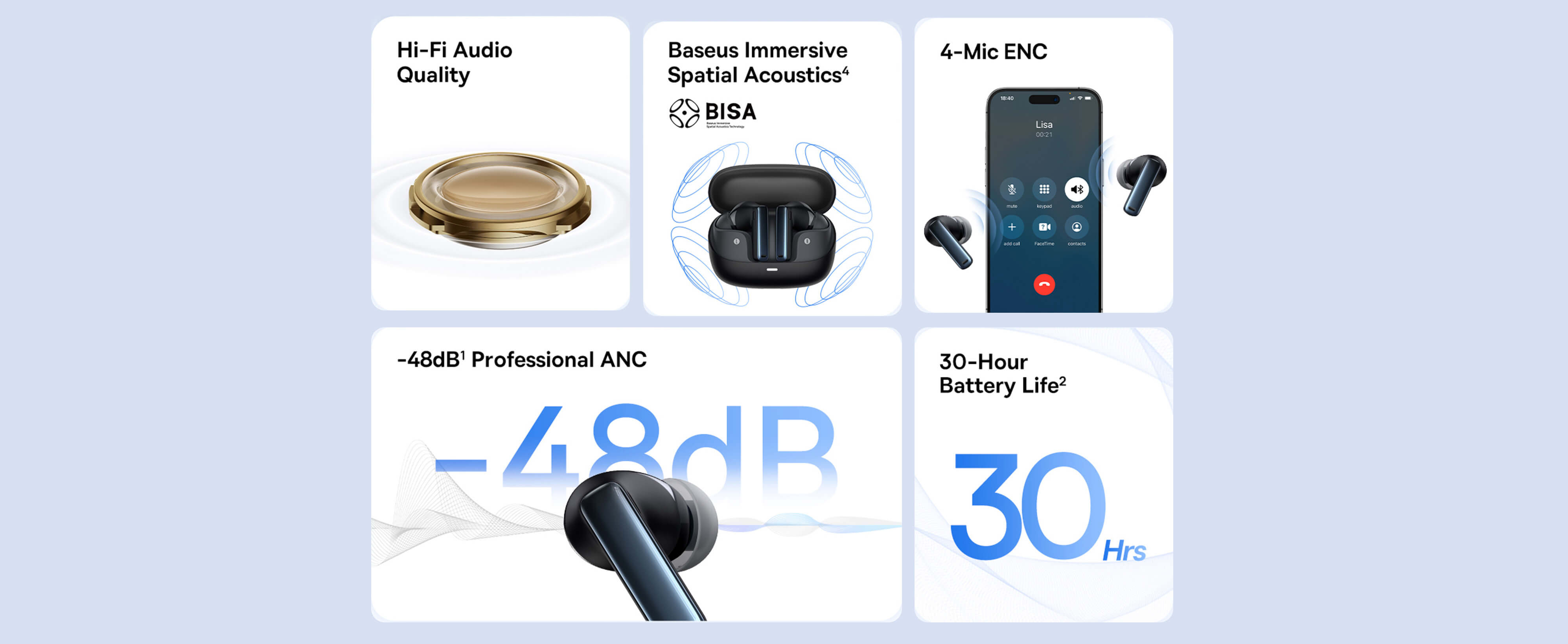 Baseus Bowie M2s True Wireless Earphones