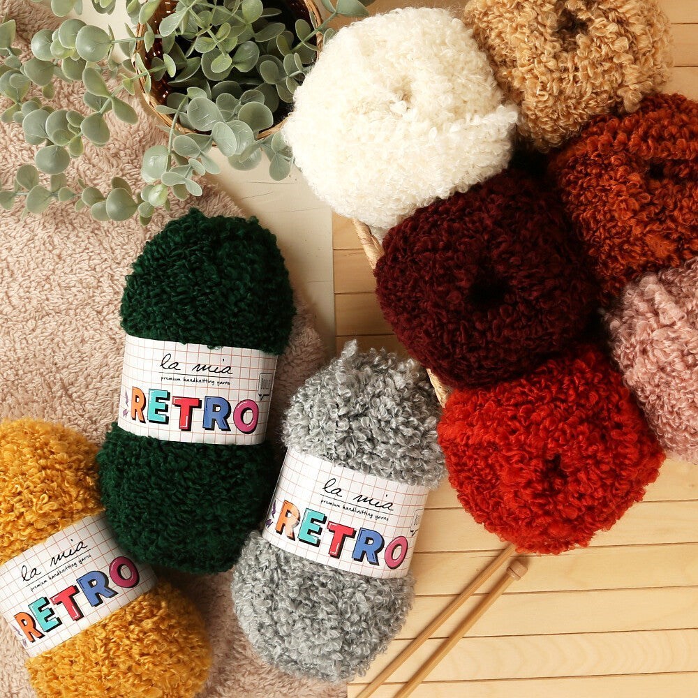 La Mia RETRO Mor El Örgü İpi yumak