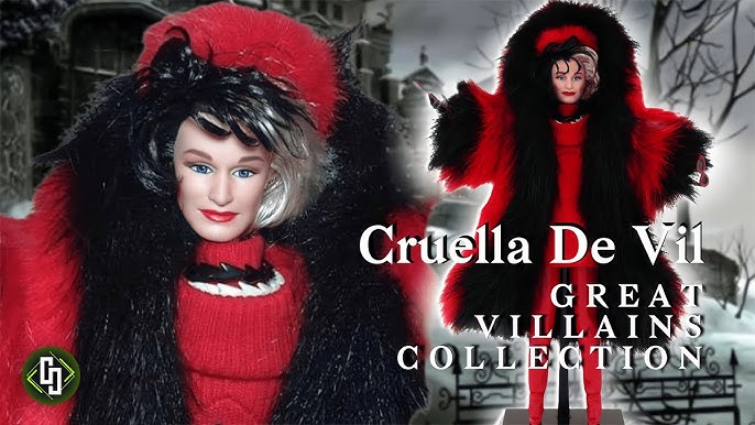 Cruella De Vil, Ruthless in Red, Great Villains Collection - Mattel - 1997 - YouTube