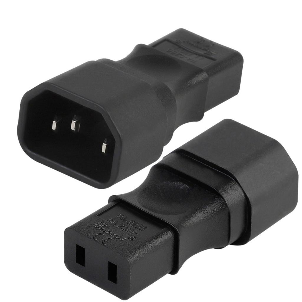 PDU UPS Socket Cord IEC320 Male C14 to C9 Power Adapter Converter