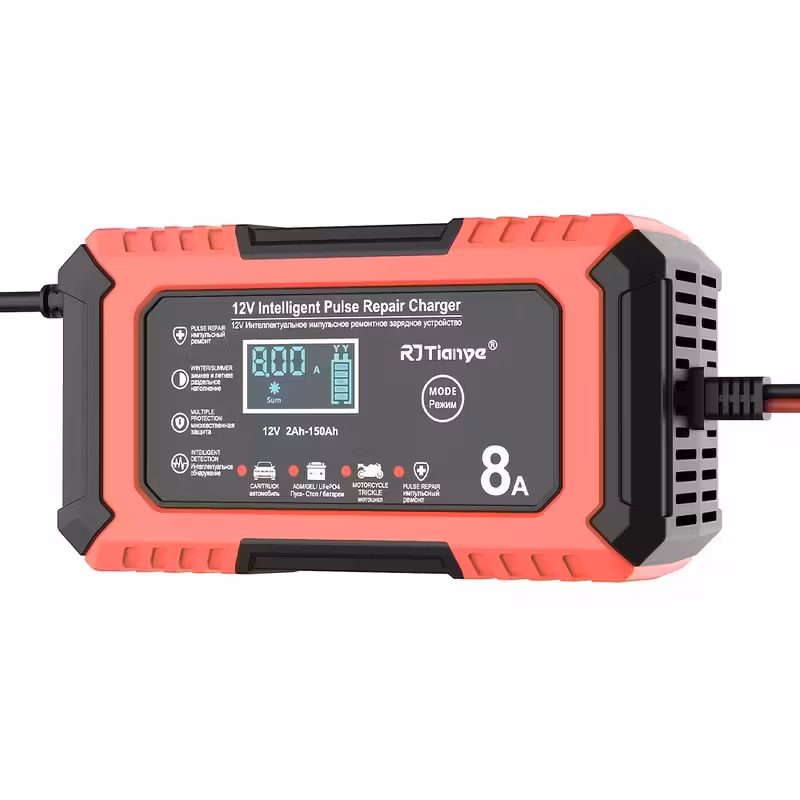12v 6a akıllı akü şarj cihazı & bakım ünitesi - lcd ekranlı, darbe onarımı, çoklu koruma, 110-240v ac, arabalar, kamyonlar, motosikletler, deniz araçları ve kurşun asit aküler (agm/gel/ ) için, verimli şarj cihazı, güvenilir akü şarj ünitesi Ürün detayları 11