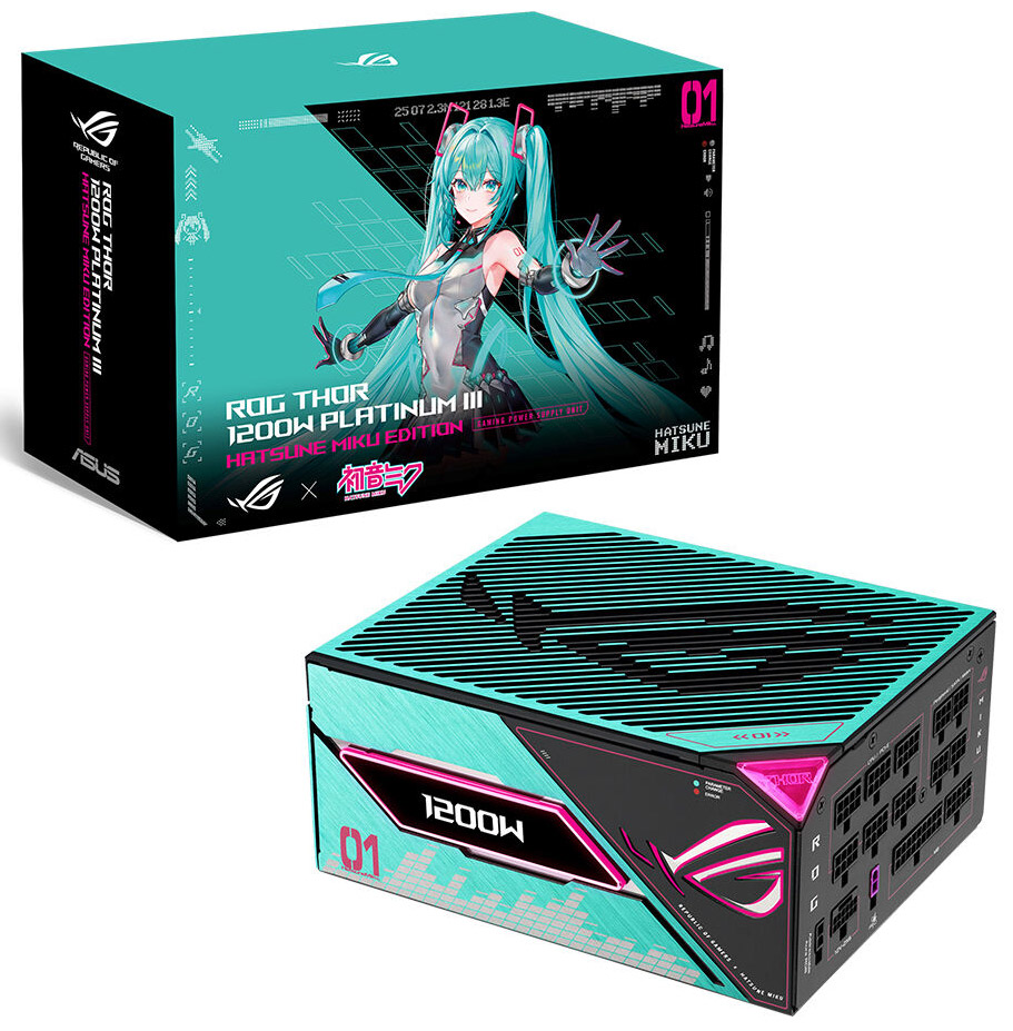 ROG Thor 1200W Platinum III Hatsune Miku Edition