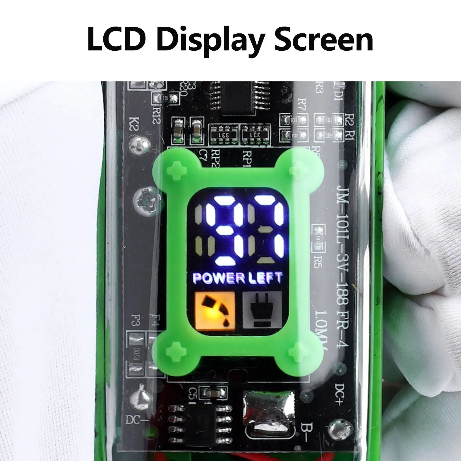 Elektrikli saç düzeltici şeffaf vücut LCD ekran ekran güçlü Motor ayarlanabilir kolu ile düşük gürültü 4 Limit tarak
