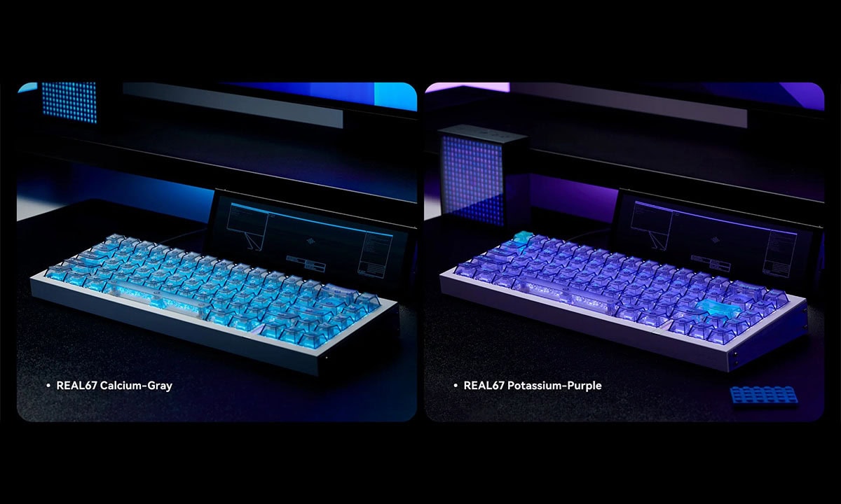 MelGeek REAL67 Sodium-White Gaming Klavye H6