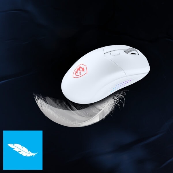 MSI VERSA 300 ELITE W White Gaming Mouse H7