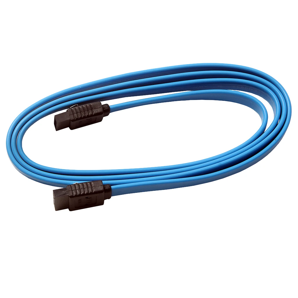 SATA III SATA3 SATA 3.0 Data Cable Straight Hard Drive cable + Locking Clips