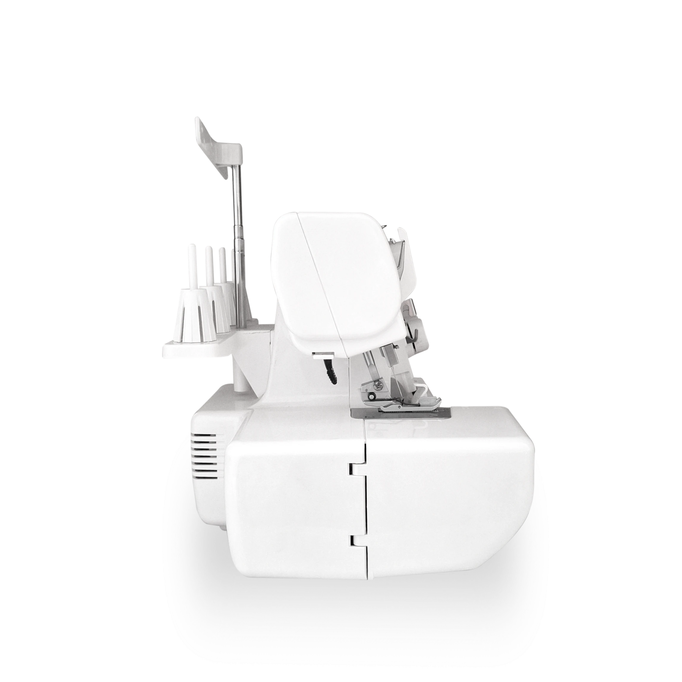 Janome 8002D taşınabilir overlok makinesi farklı açı