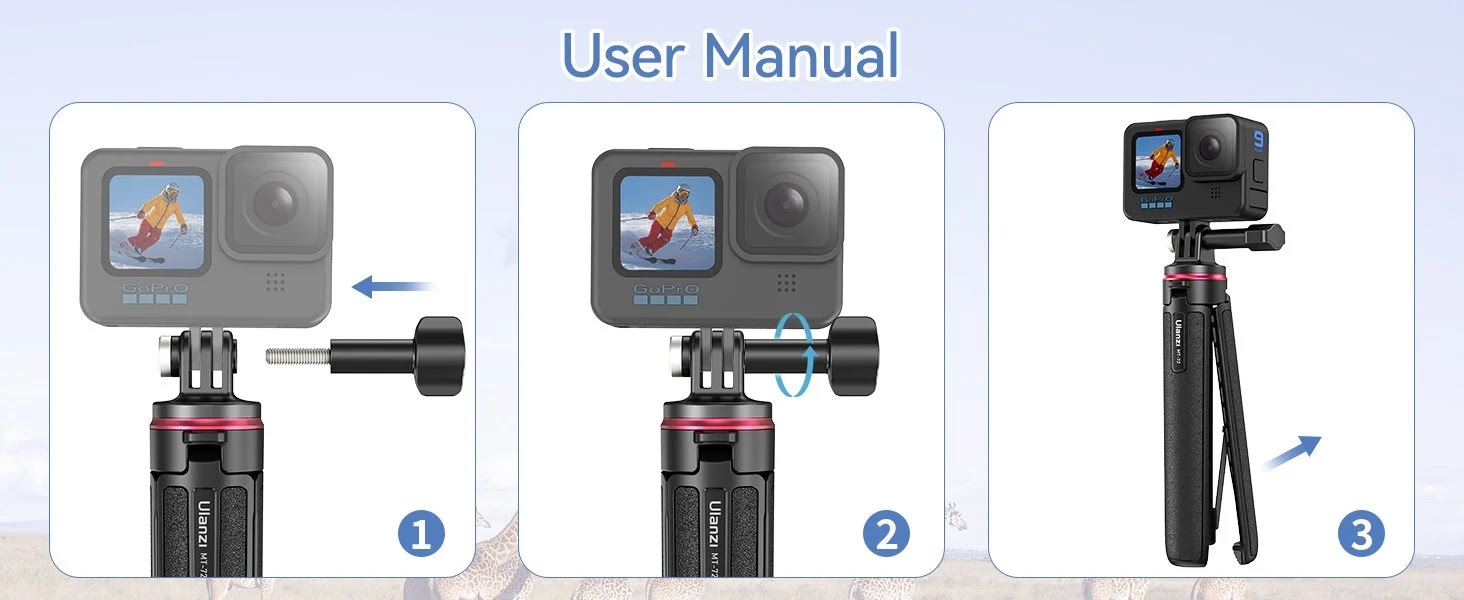 Ulanzi MT-72 GP Mount 51cm Tripod T047GBB1