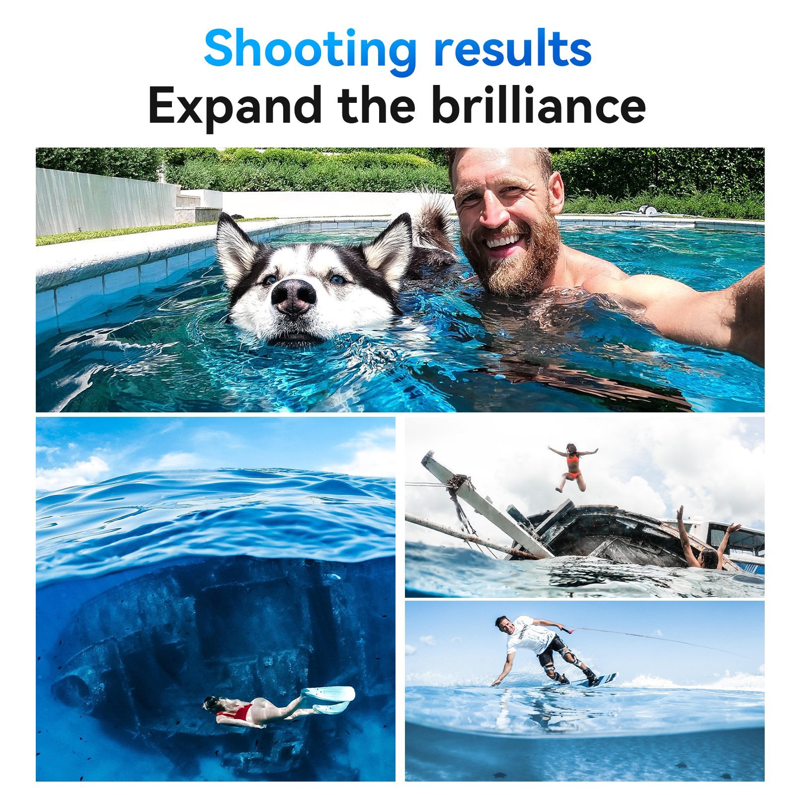 TELESIN DJI Osmo Action 4 Dome Port