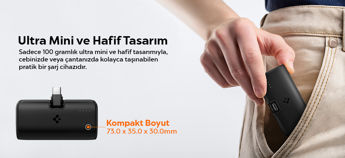 Hafif, Mini, Güçlü ve Hızlı Şarj