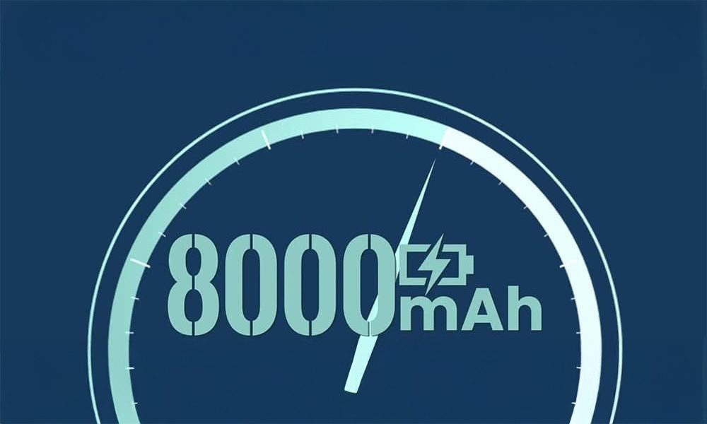 Dahili 8000mAh Pil