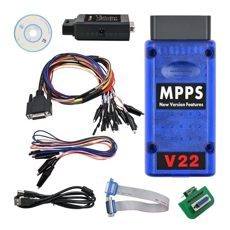 MPPS V22 Full Set cihaz, kablo ve adaptör paket içeriği