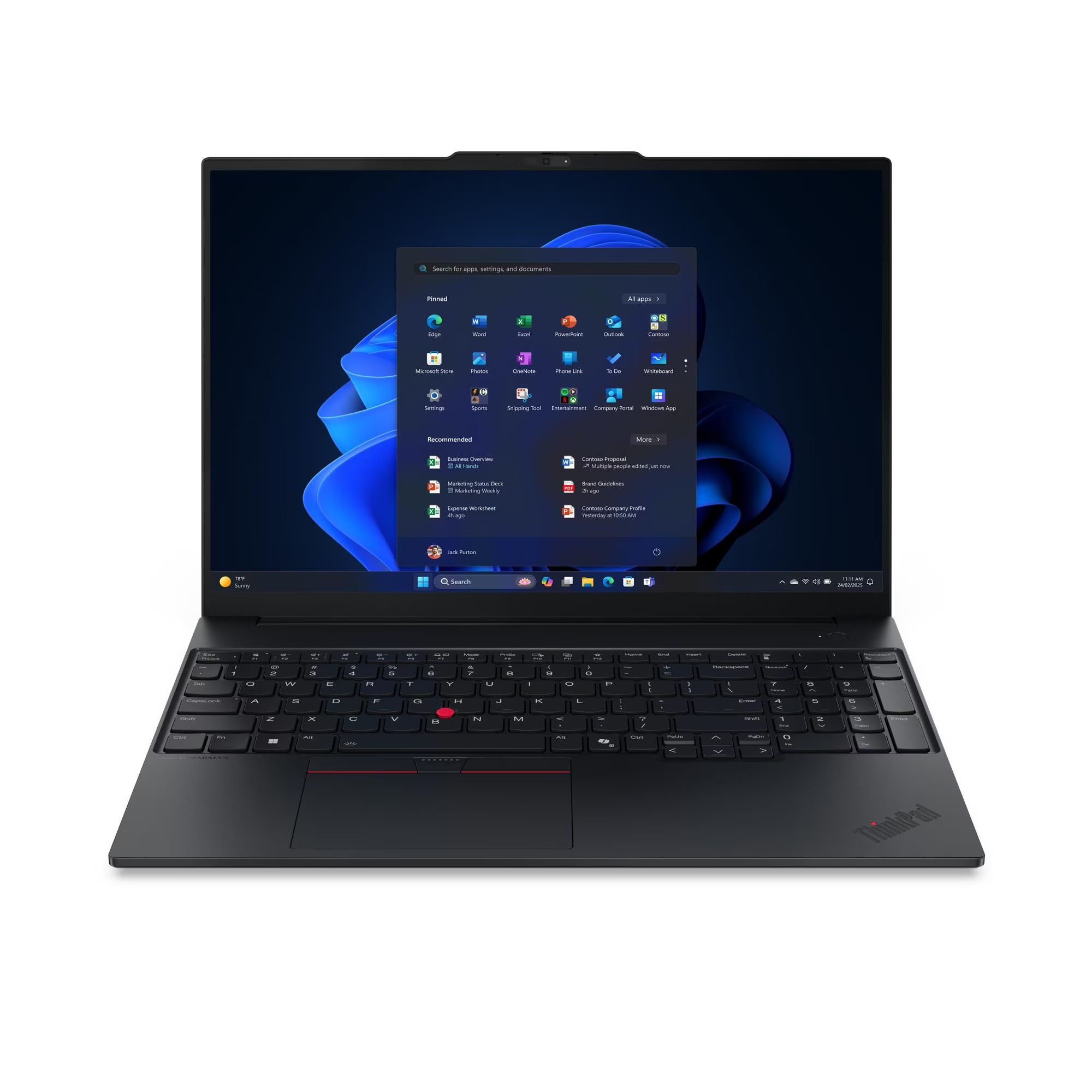 Lenovo ThinkPad E16 Gen 3 Ön Görünüm